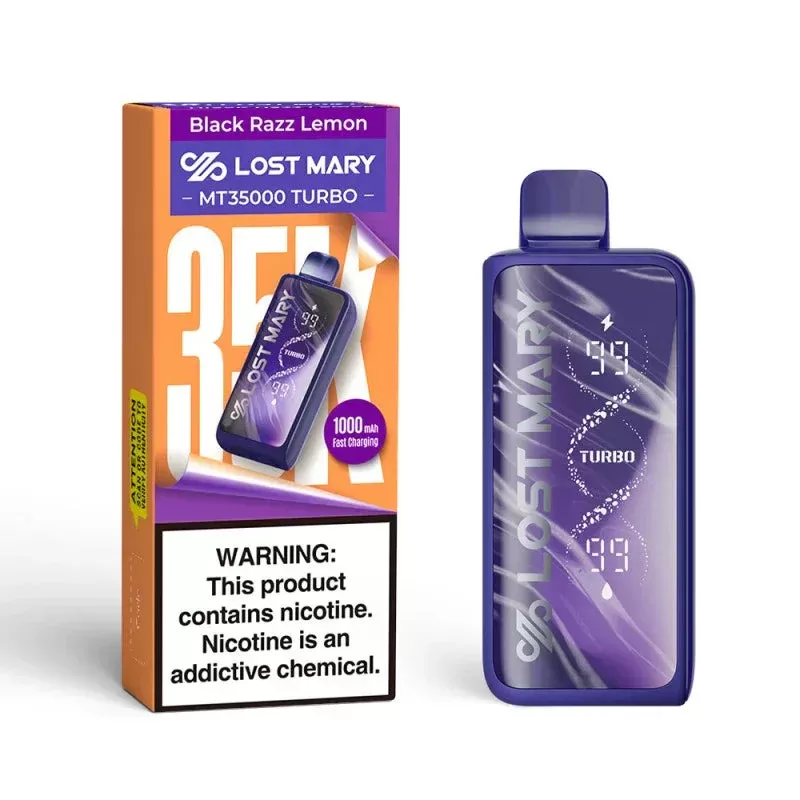 Black Razz Lemon – Lost Mary MT35K - Vape Store