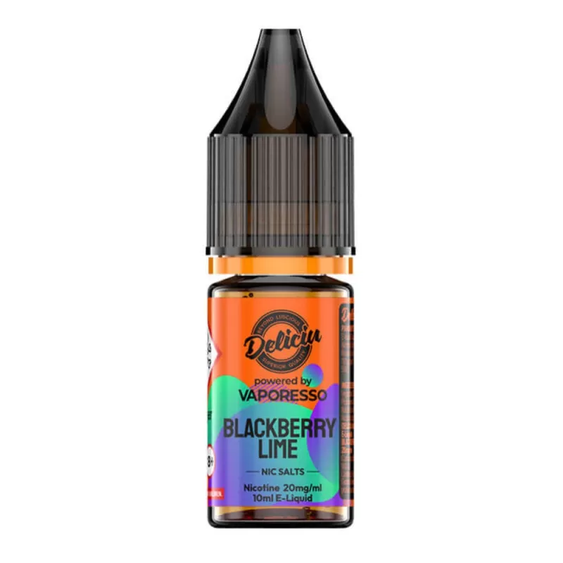 Blackberry Lime Nic Salt E-Liquid by Deliciu (10ml)