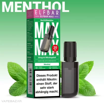 Elfbar Max – Menthol – Prefilled Pod - Elf Bar / ca. 6000 / 20mg/ml