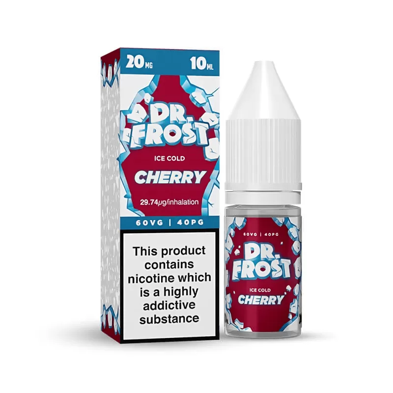 Dr Frost Cherry Ice Nic Salt E-Liquid - 10 Pack