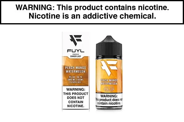 PEACH MANGO WATERMELON BY FUYL 100ML - Vapejuice