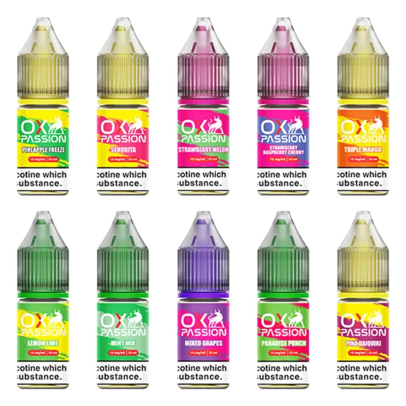 OX Passion Nic Salt 10ml By Oxva 20mg - Strawberry Melon