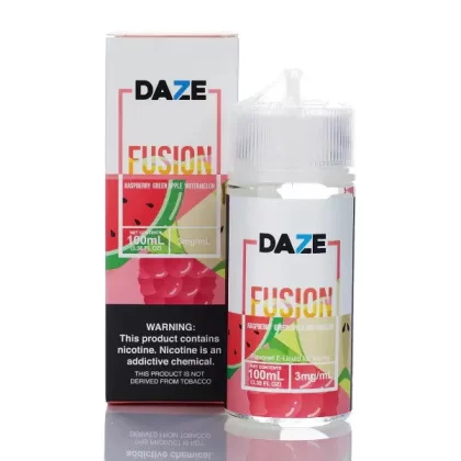 7 Daze Fusion Raspberry Green Apple Watermelon Vape e-Liquid 100mL - Beyondvape