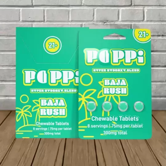 Poppi Hyper Hydroxy Blend Chewable Tablets 75mg