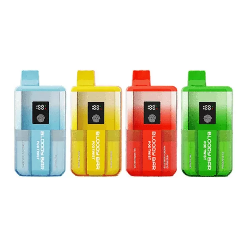 Bloody Bar 20K Prefilled Pod Kit - Nicotine Strength#20mg~Flavour#Blue Razz Bear & Bear Mix>Blue Razz Ice & Blueberry Raspberry>Blueberry Raspberry & Cherry Ice>Blueberry Sour Raspberry & St (F56939) (F56939)