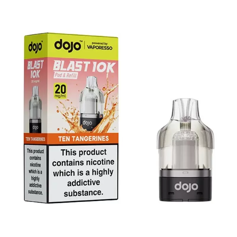 Vaporesso Dojo Blast 10K Prefilled Pod Ten Tangerines - Ecigpremium