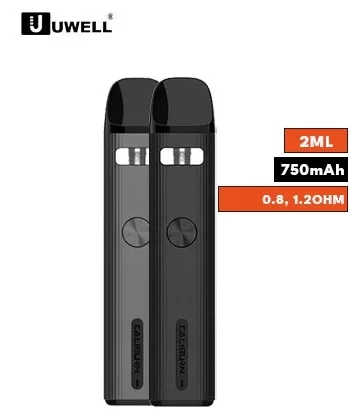 Uwell Caliburn G2 Pod Kit - Carbon Black, Shading Grey