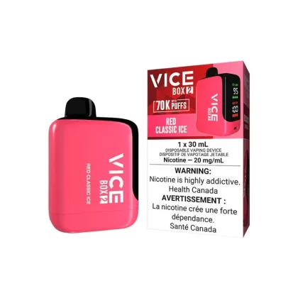 VICE BOX 2 DISPOSABLE – RED CLASSIC ICE
