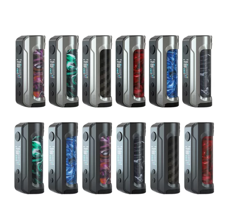 OBS ENGINE Box Mod 100W - Gunmetal Peacock Blue