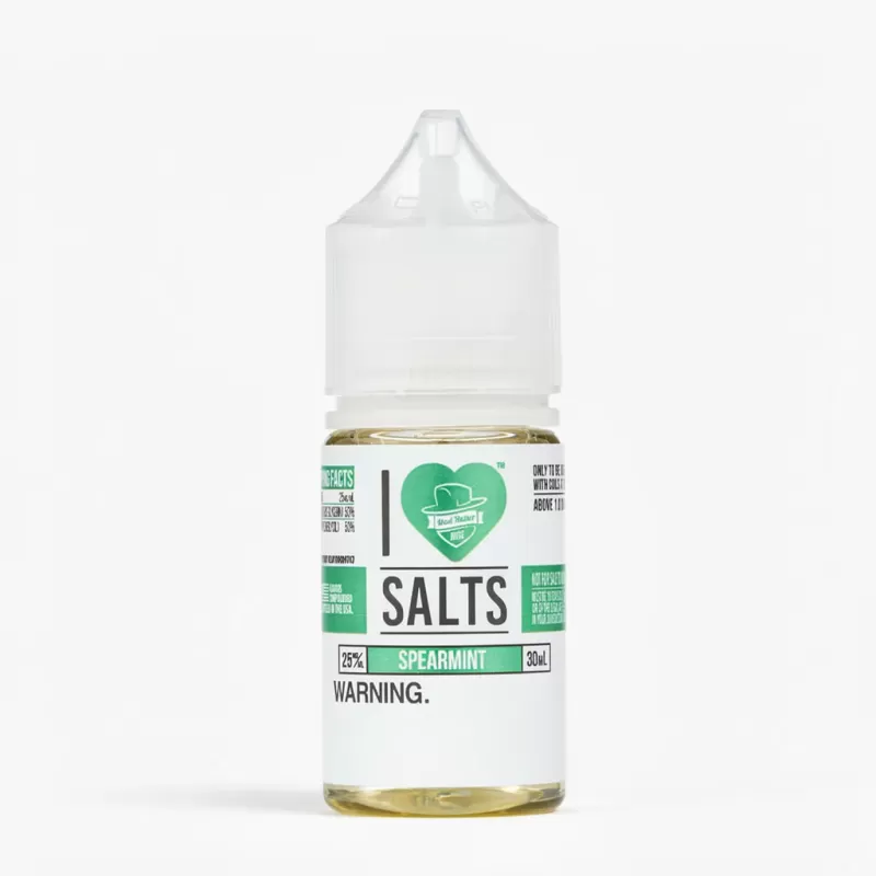 I Love Salts – Spearmint 30mL Salt Nicotine E-Juice - Vape Product, Vape Product