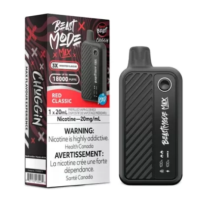 Flavour Beast Beast Mode Max 18K Disposable – Chuggin’ Red Classic