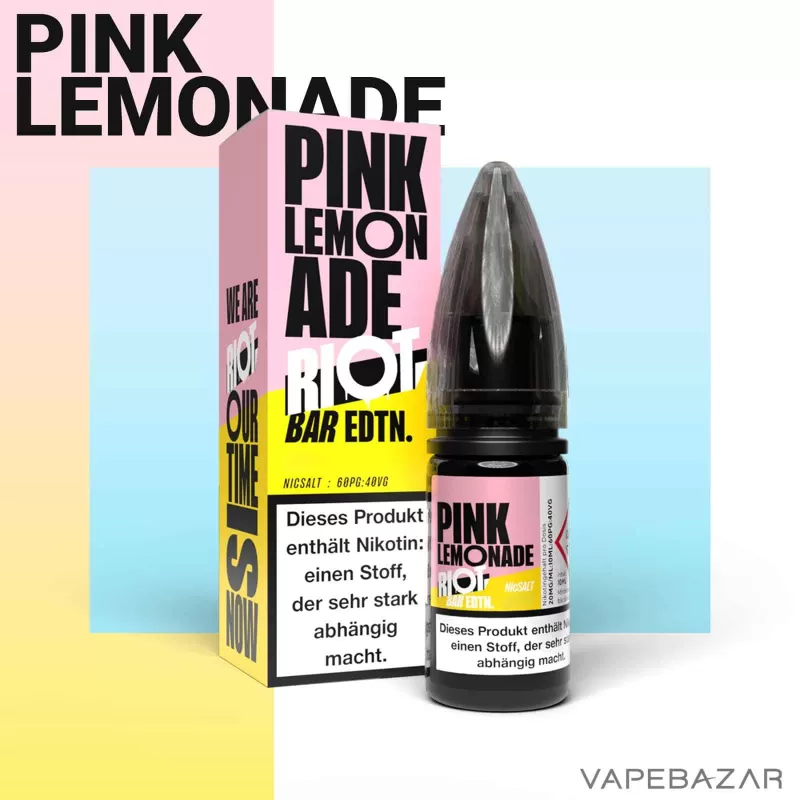 Riot Salt Bar Liquid – Pink Lemonade - Vapebazar - Image 2