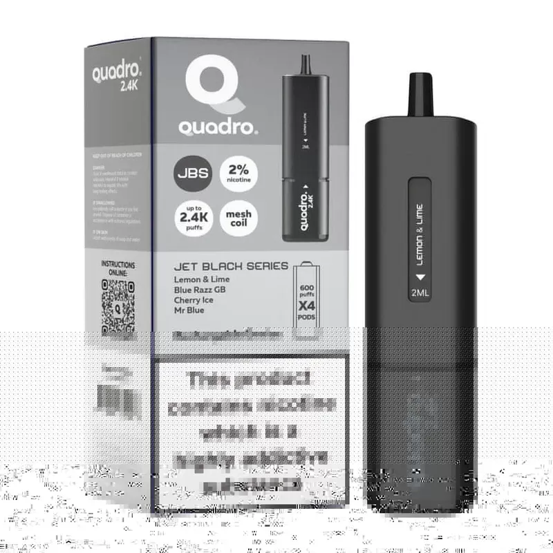 Quadro 4 in 1 Disposable Vape Device – 2400 Puffs Vape Pen