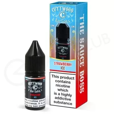 Strawberry Ice Nic Salt E-Liquid by Cuttwood Bar Salts