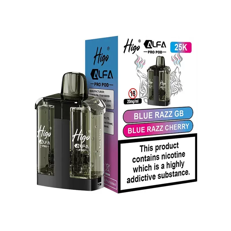 Higo Alfa Pro 25K Pods - Strawberry Raspberry Cherry / Cherry Ice - Image 2