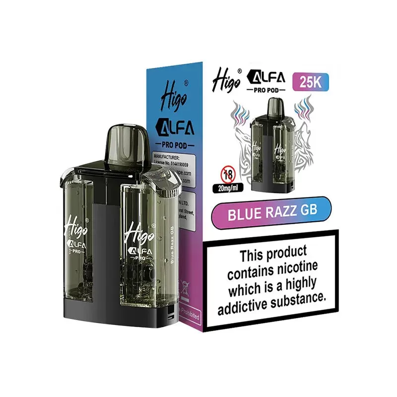 Higo Alfa Pro 25K Pods - Strawberry Raspberry Cherry / Cherry Ice - Image 3
