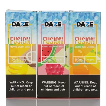7 Daze Fusion ICED - No Nicotine Vape Juice - 100ml - Pineapple Mango Orange ICED