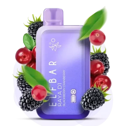 ElfBar Raya D1- Blackberry Cranberry (13000 Puffs)