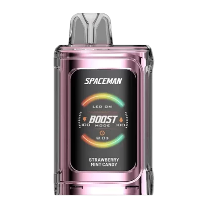 Strawberry Mint Candy Spaceman Prism 20K - Consumer; Vape Product; 5 Pack, Single