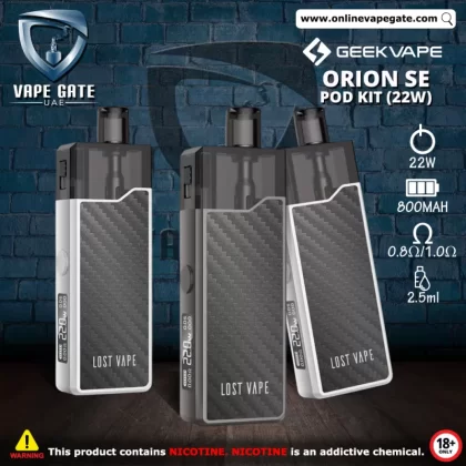 Lost Vape Orion (Original) SE Pod Kit (22W) - Gunmetal Carbon Fiber