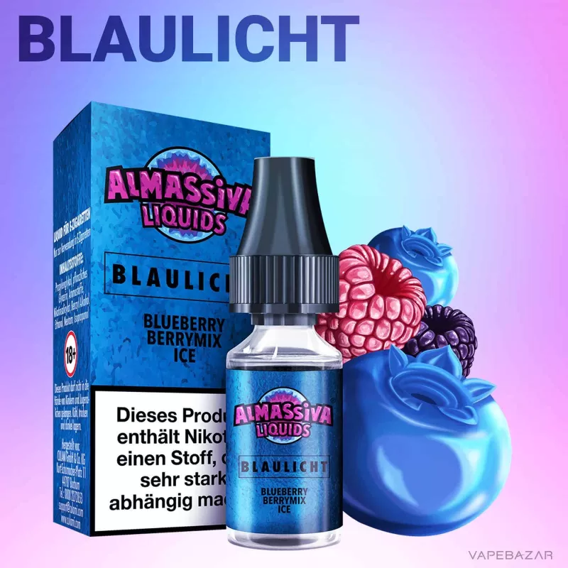 Al Massiva Liquids – Blaulicht - Elux; 10mg/ml, 17mg/ml; Aromen, Propylenglykol - Image 2