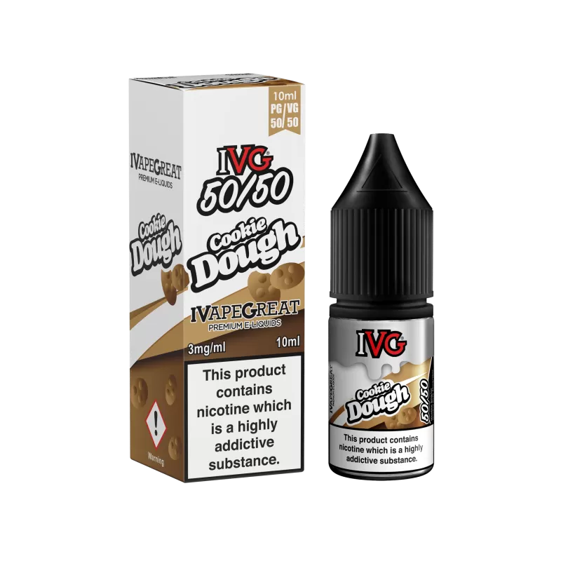 Cookie Dough IVG 50/50 e Liquid 10ml – TPD - Vapestorm Co