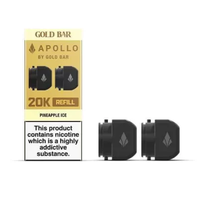Gold Bar Apollo 20K Prefilled Pods - Blue Raspberry