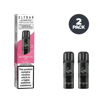 Watermelon BG Elf Bar 600 Prefilled Pods - Ukecigstore