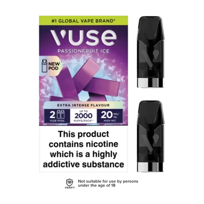 Passion Fruit Ice Vuse Pro Pods - Vapeshop Co