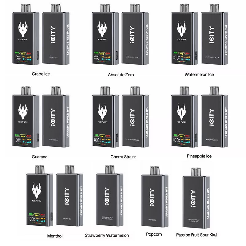 iCity ICE FURY 40K Disposable Kit 900mAh 26ml (40000 Puffs) - Absolute Zero / 50mg / 1pc / CN-SZ Warehouse - Image 2