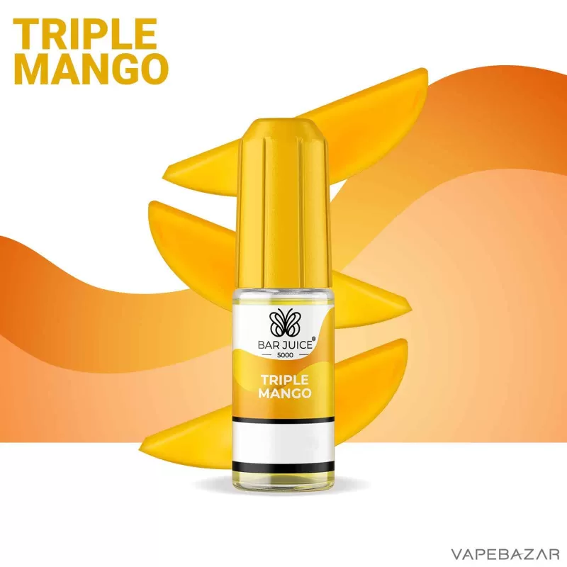 Bar Juice 5000 Nic Salt – Triple Mango - 20mg/ml, 10mg/ml; Propylenglykol, Glycerin