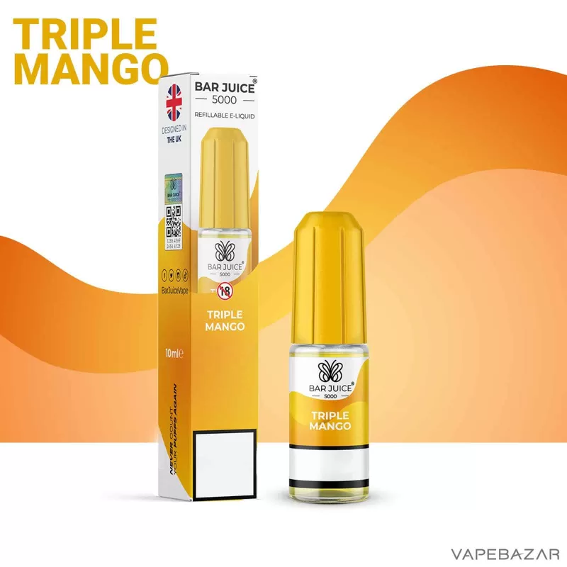 Bar Juice 5000 Nic Salt – Triple Mango - 20mg/ml, 10mg/ml; Propylenglykol, Glycerin - Image 2