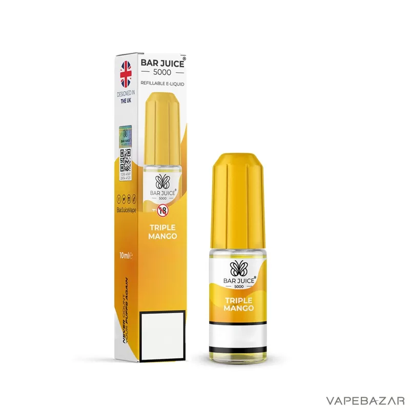 Bar Juice 5000 Nic Salt – Triple Mango - 20mg/ml, 10mg/ml; Propylenglykol, Glycerin - Image 3