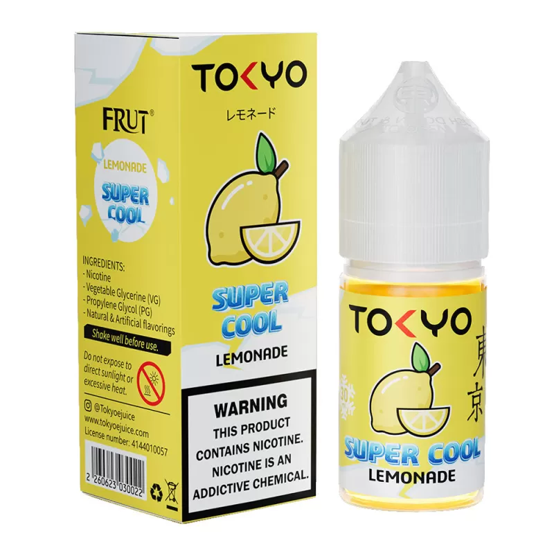 Tokyo Super Cool Lemonade Saltnic 30ml - Image 2