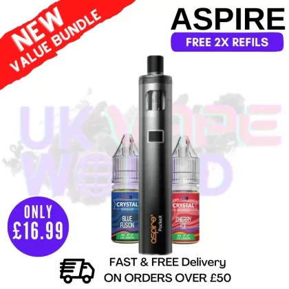 Aspire Pockex Grey Gradient AIO Vape Pen Starter Kit | Cheapest