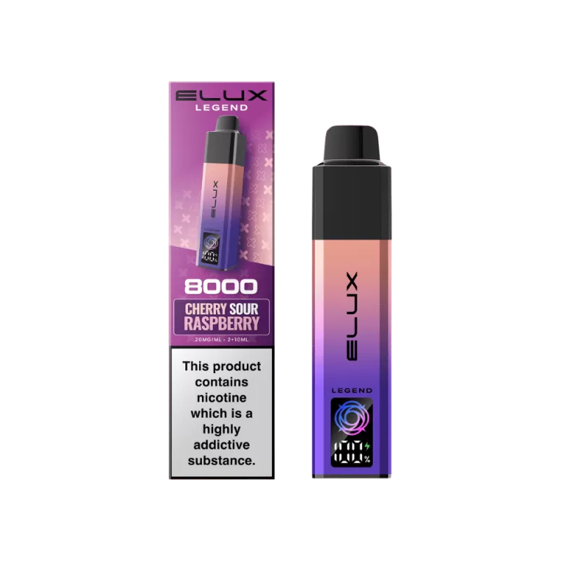 Elux Legend 8000 Prefilled Pod Kit Cherry Sour Raspberry