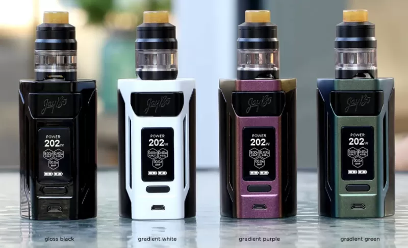 Wismec Reuleaux RX2 21700 230W TC Kit with GNOME Tank-2-4ML - Gradient White - Image 3