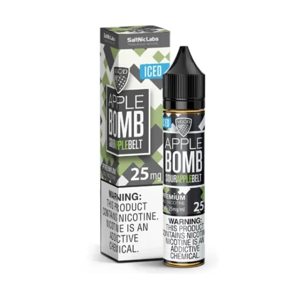 VGod Iced Apple Bomb Saltnic – 30ml (25mg, 50mg) NicSalt E-Liquid - Vapebazaar Pk
