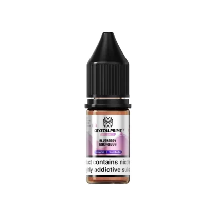 Crystal Prime Blueberry Raspberry Nic Salt Vape Juice - 10 Pack