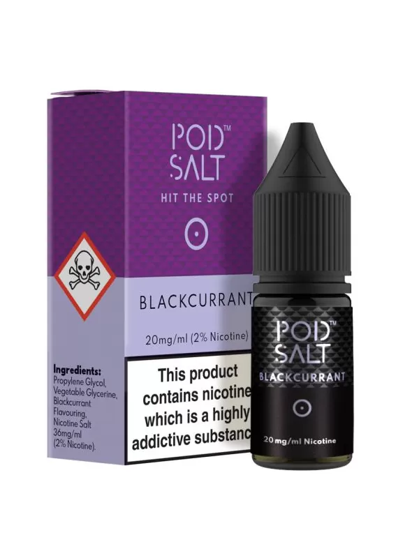 Pod Salt Blackcurrant Nic Salt E-Liquid