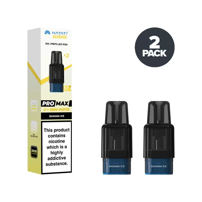 Banana Ice Hayati Pro Max S1 Prefilled Pods