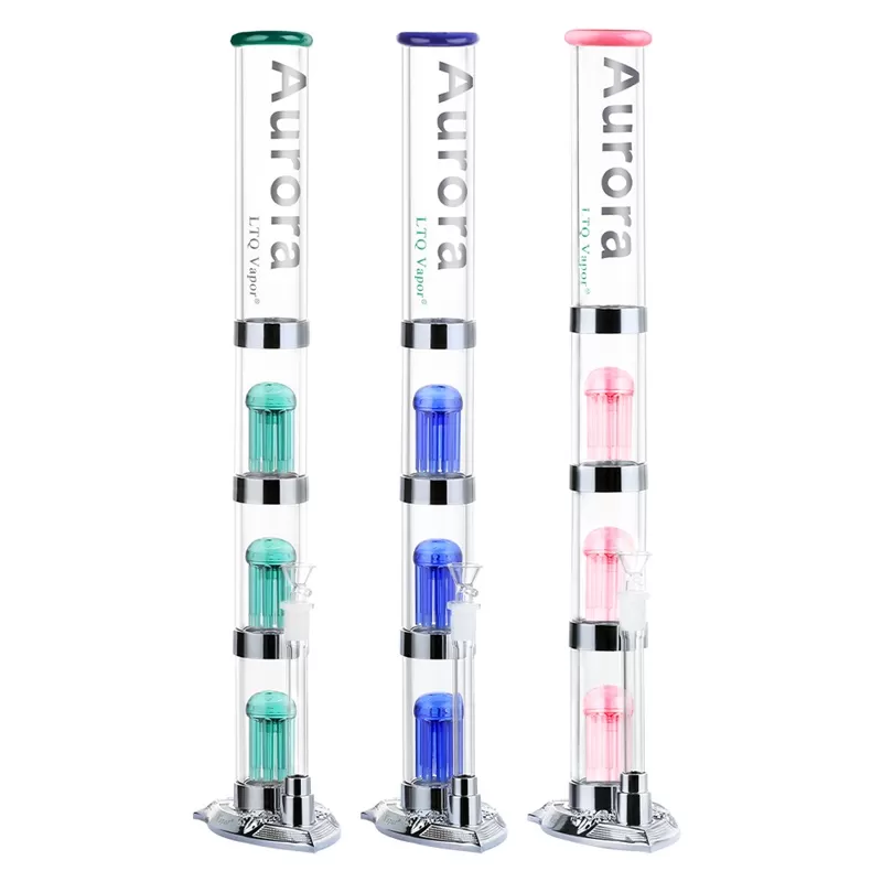 LTQ Vapor Aurora Kit Glass Water Pipe - Green - Image 2