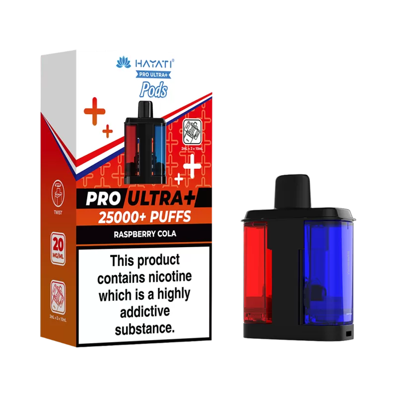 Raspberry Cola Hayati Pro Ultra Plus Refill Pack - Ecigwizard