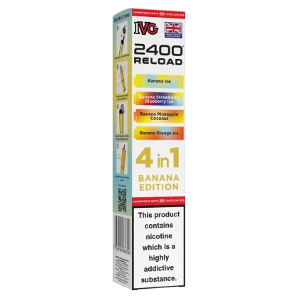 Banana Edition IVG 2400 Refill Pods - Vape Product