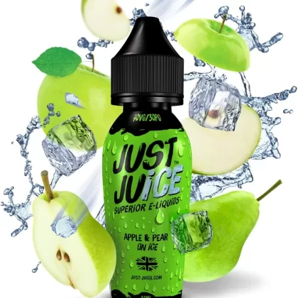 Apple & Pear on Ice E Liquid by Just Juice