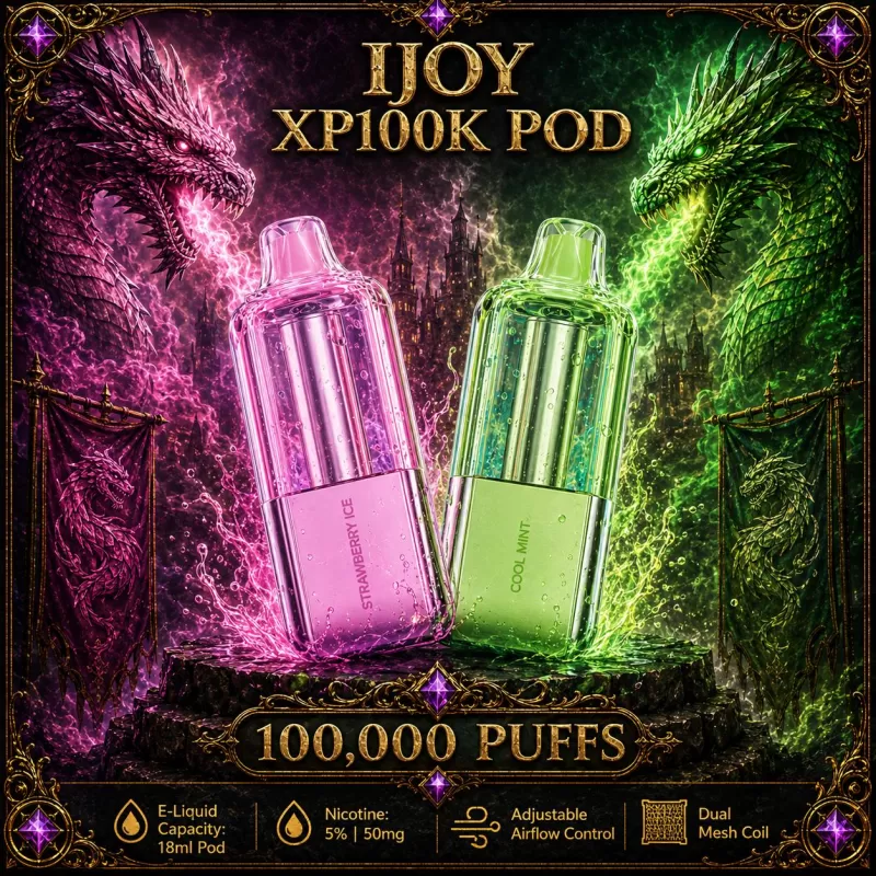 iJoy XP100K POD TEXAS COMPLIANT - Blue Razz Ice