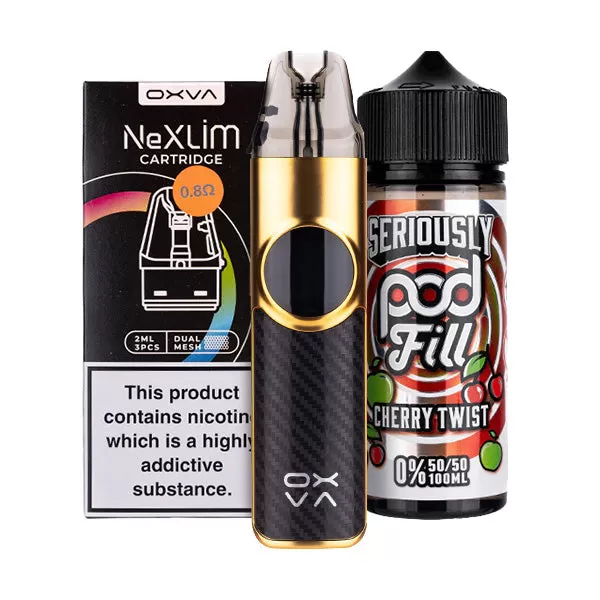 OXVA NeXlim Nicotine Free Bundle - Dark Brown / 1.2ohm