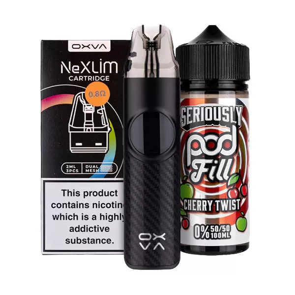 OXVA NeXlim Nicotine Free Bundle - Dark Brown / 1.2ohm - Image 2