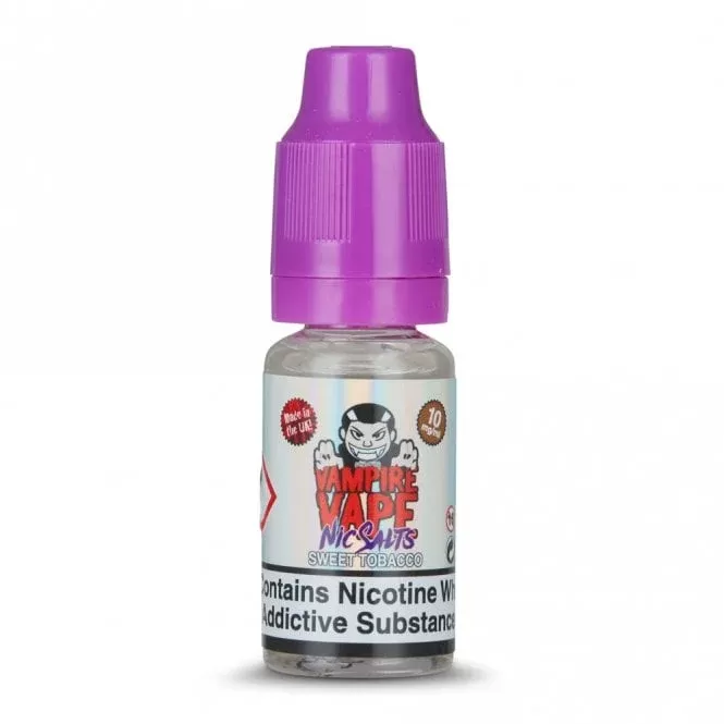 Vampire Vape Sweet Tobacco Nic Salts E Liquid (10ml)