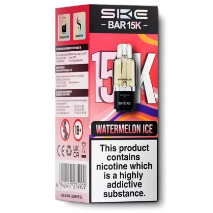 Watermelon Ice by SKE Bar 15K - 20 mg/mL (09A58A)